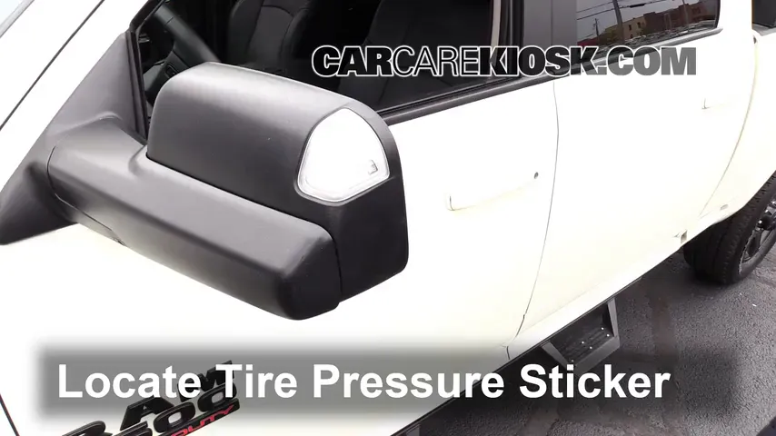 2016 Ram 3500 Laramie 6.4L V8 Crew Cab Pickup (4 Door) Tires & Wheels Check Tire Pressure